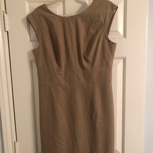 Limited tan work dress